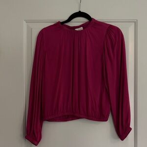 Cloth & Stone Fuchsia Blouse